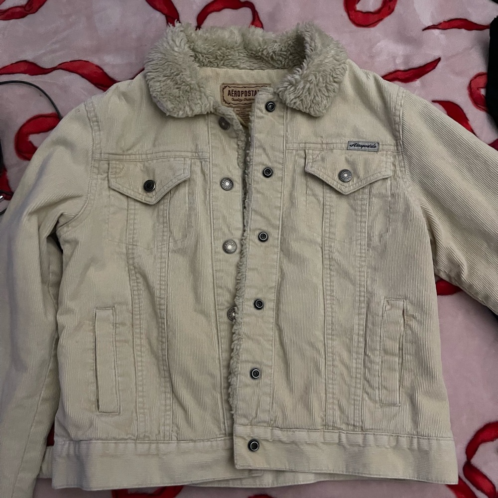 Aeropostale Kids Cream Jacket